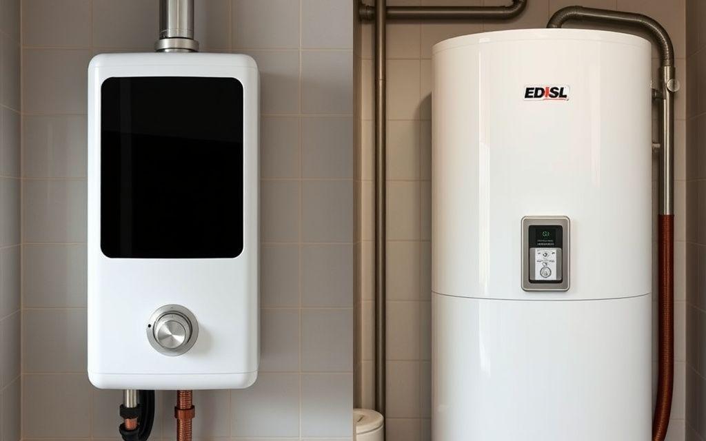 Comparison of instant and storage water heaters